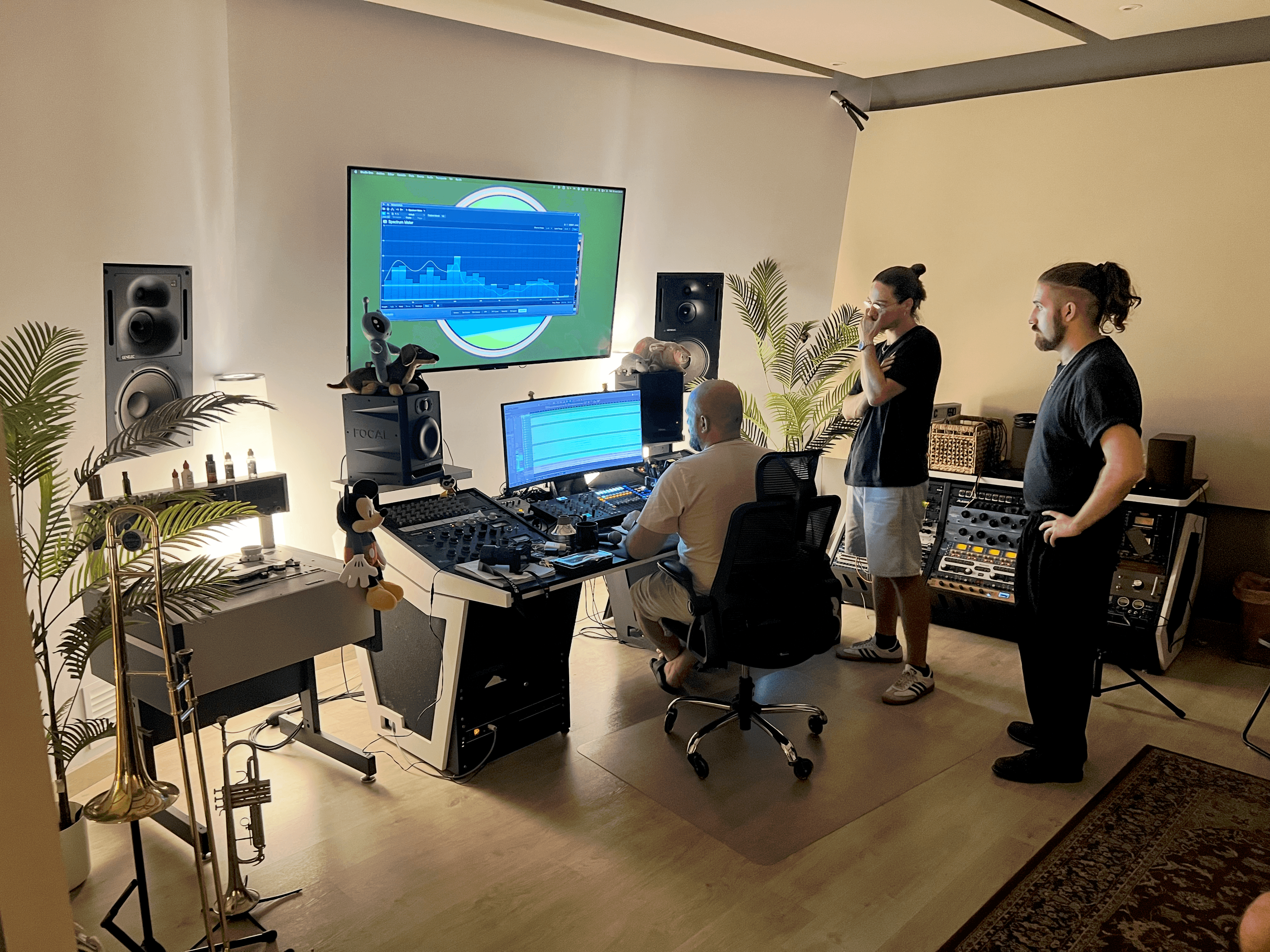 Minoria a l'estudi de gravació