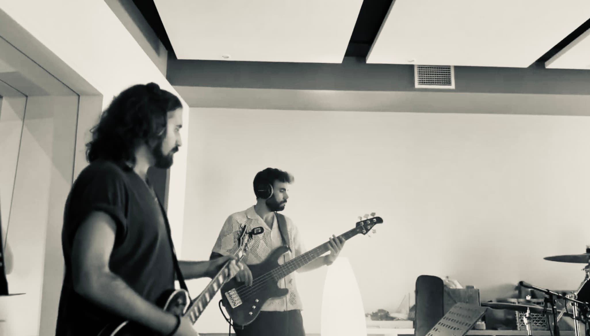 Xavi Bas i Xavier Redó gravant